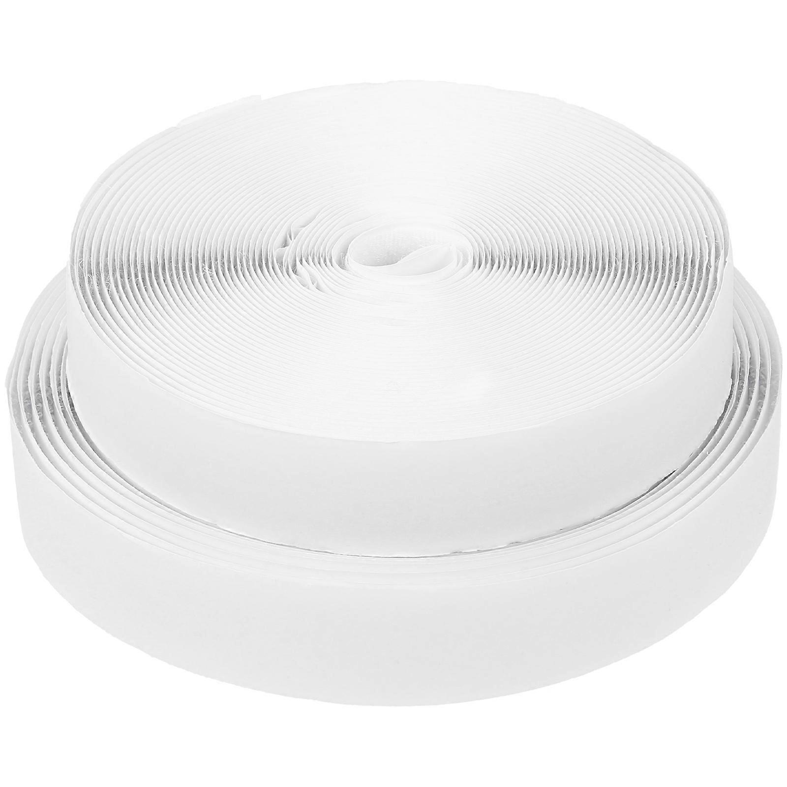2 Rolls Double Sided Sticky Strip Hook and Loop Tape, Self Sticky Adhesive Strips Fastener