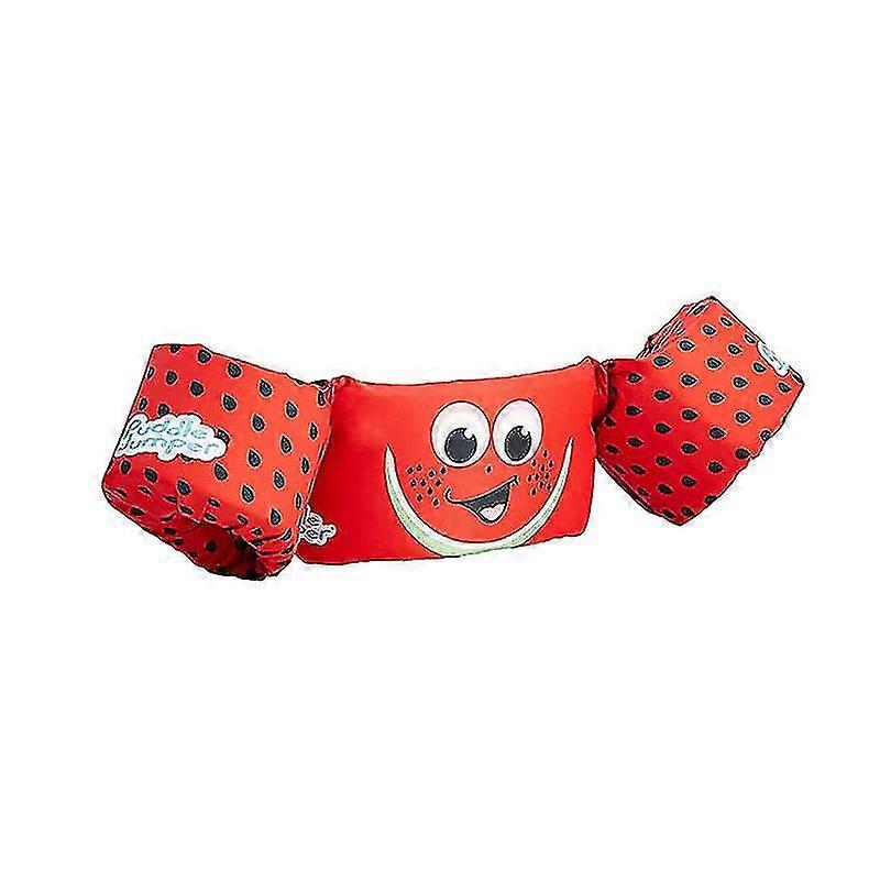 Kids Life Jacket Swim Puddle Jumper Arm Rings Vest Multiple Styles Red