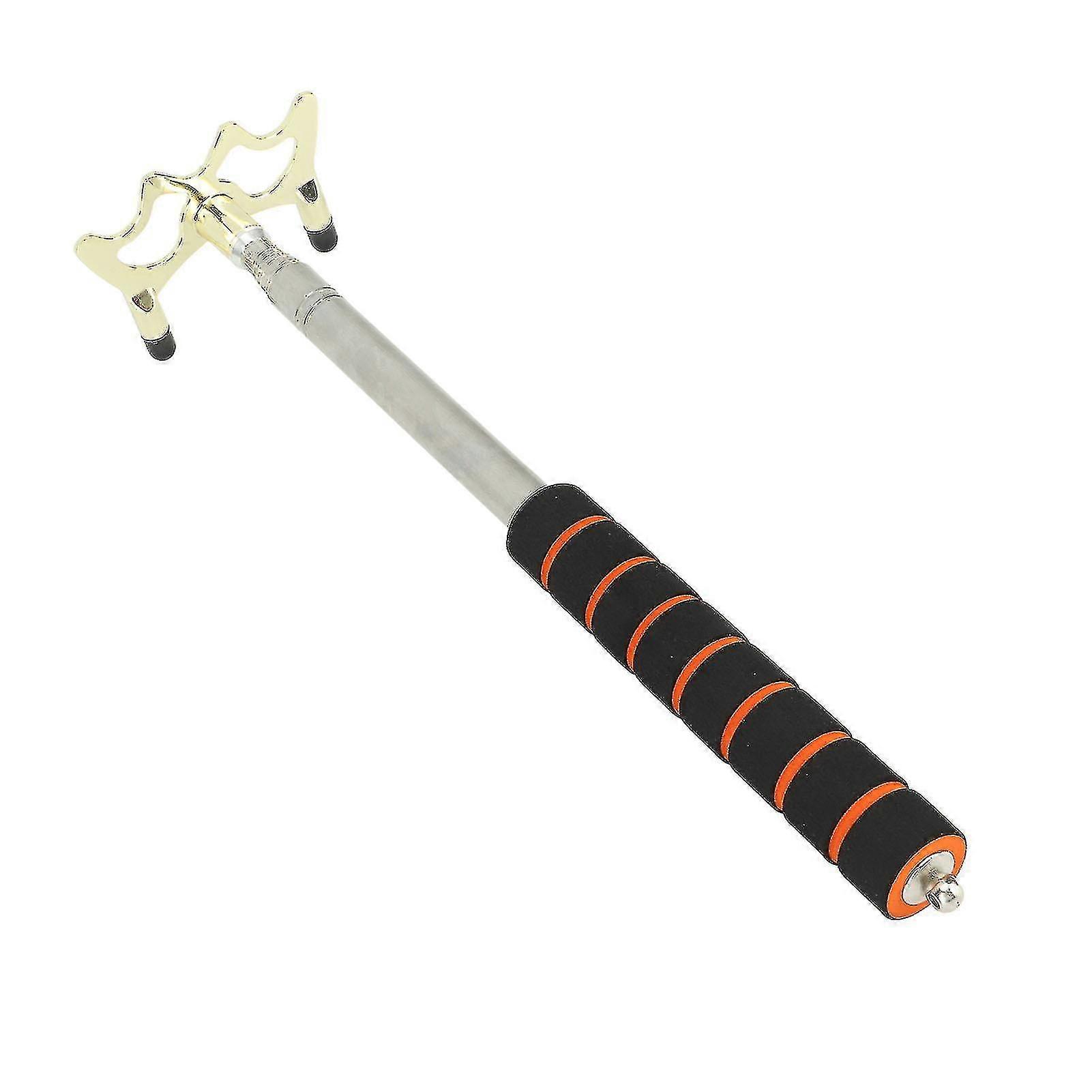 Billiard Cue And Bridge Set Stainless Steel Anti Slip Sponge Handle Stable Retractable Pool Cue Cross