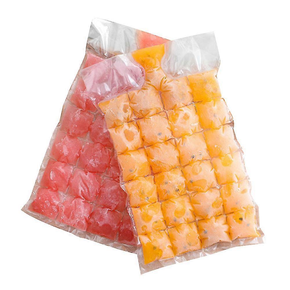 24 Grids Einweg-Eisbeutel selbstdichtende Eismaschine Kühltasche Eiswürfelform Tablett mit Trichter