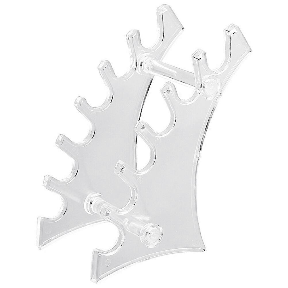 4pcs Plastic Pen Holder Display Stand 6-Slots Pen Display Stand Eyebrow Pen Stand