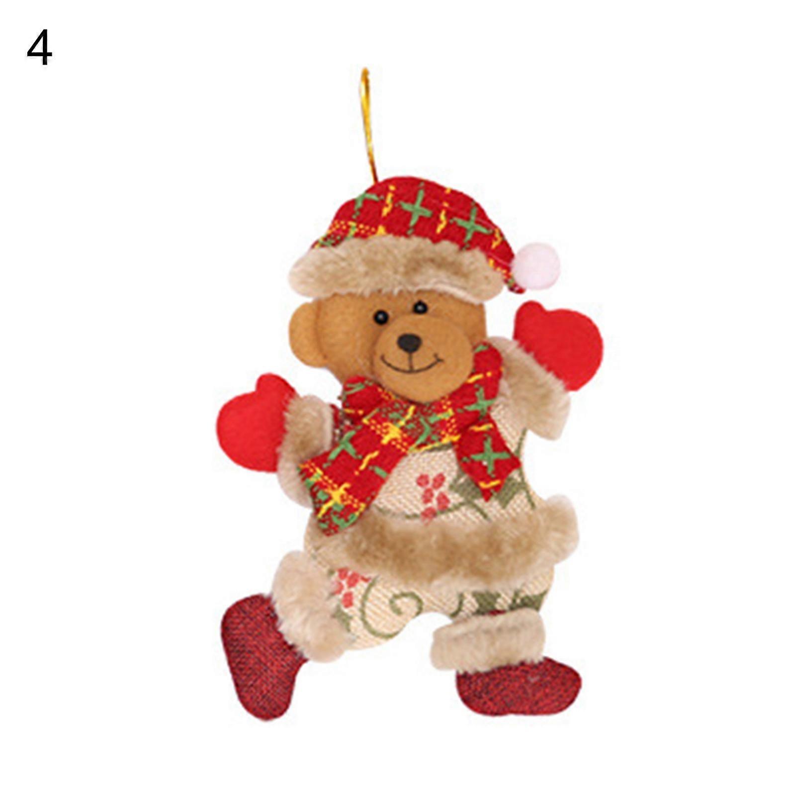 MengXi Realistic Hanging Pendant Attractive Fabric Cute Compact Christmas Tree Ornament for Home