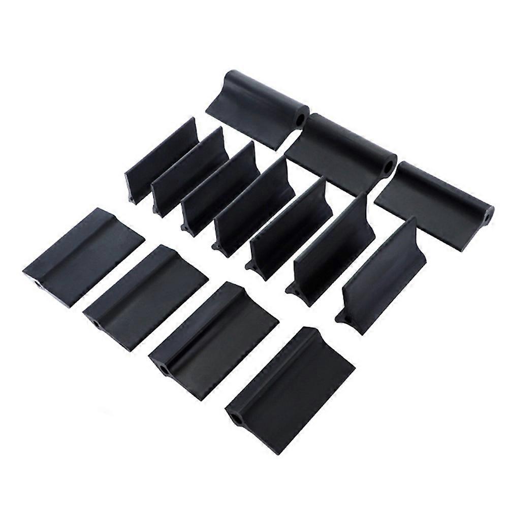 1 Set of 14pcs Woodworking Sanding Blocks Holder Rubber Sandpaper Mat Convex Buffing Pad Polishing Tool