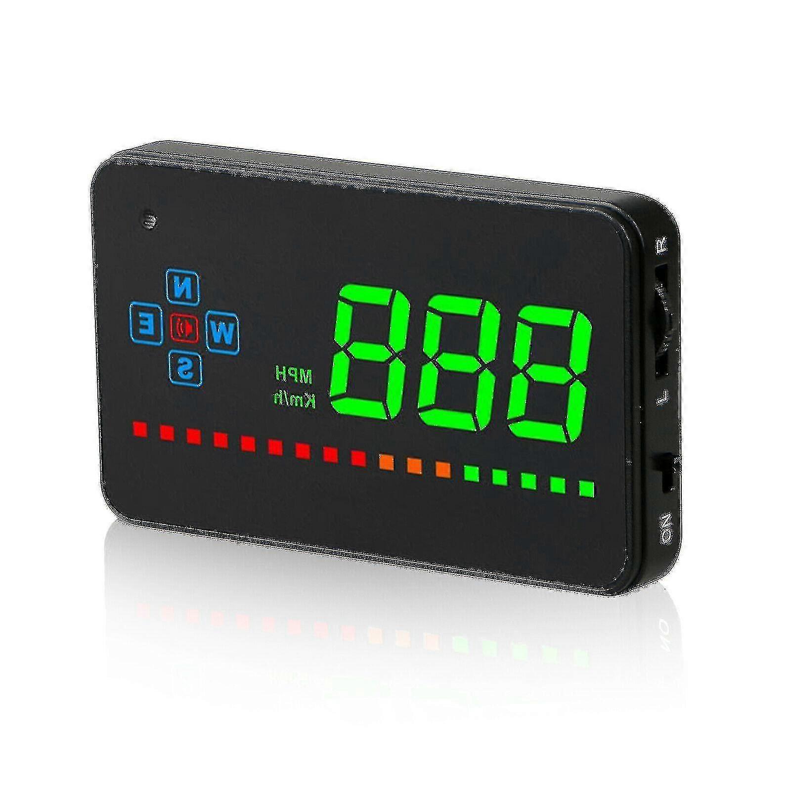 Auto Digital Gps Tachometer Head Up Display Übergeschwindigkeit mph / km Müdigkeit Warnung Alarm Hohe Qualität Perfekte Qualität