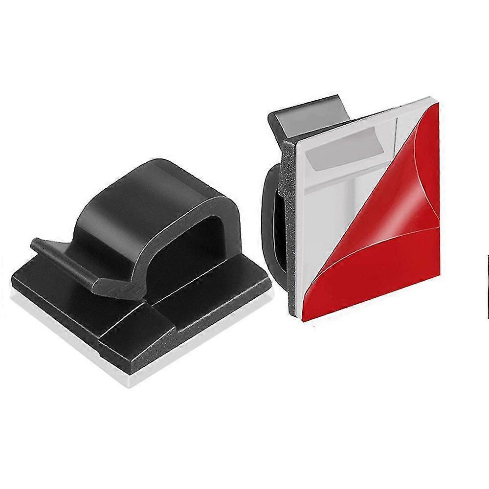 1/5/10pcs Adhesive Cable Fixed Clips Cable Holder Durable Desktop Cable Wire Management Organizer