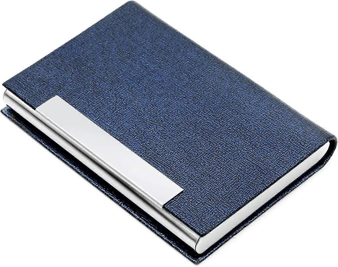 Business Card Holder,Business Card Holders Wallet Credit Card ID Case/Holder(Blue)