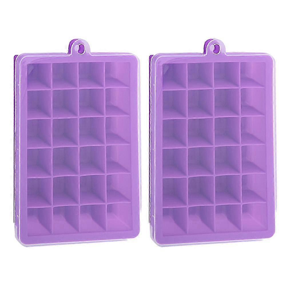Promotional sales 2Pcs Easy Release Ice Cube Mold In Soft Bottom