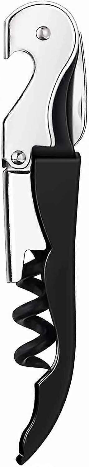 Corkscrew 3 in 1 Bottle Opener Wine Opener Waiter's Corkscrew, Manual Wine Key Bottle Openers with Foil Cutter & Dual Hinge
