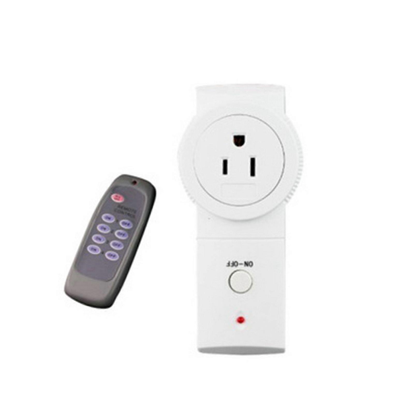 Wireless Smart Remote Control Switch Socket TS-868-US-4 Wall-mounted 120V 15A Kitchen Household Power