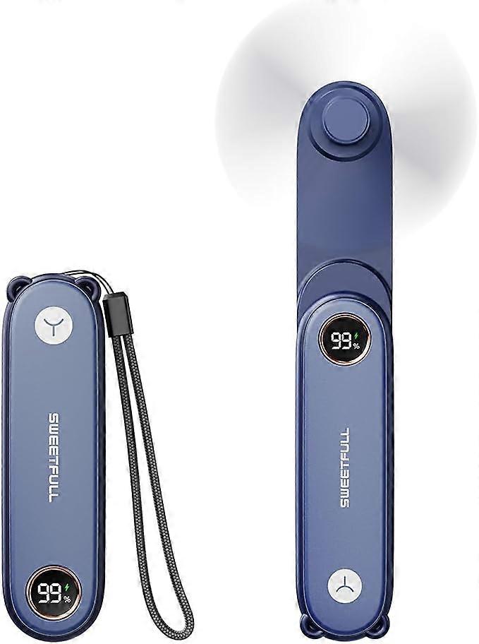 Portable Handheld Mini Fan with LED Display