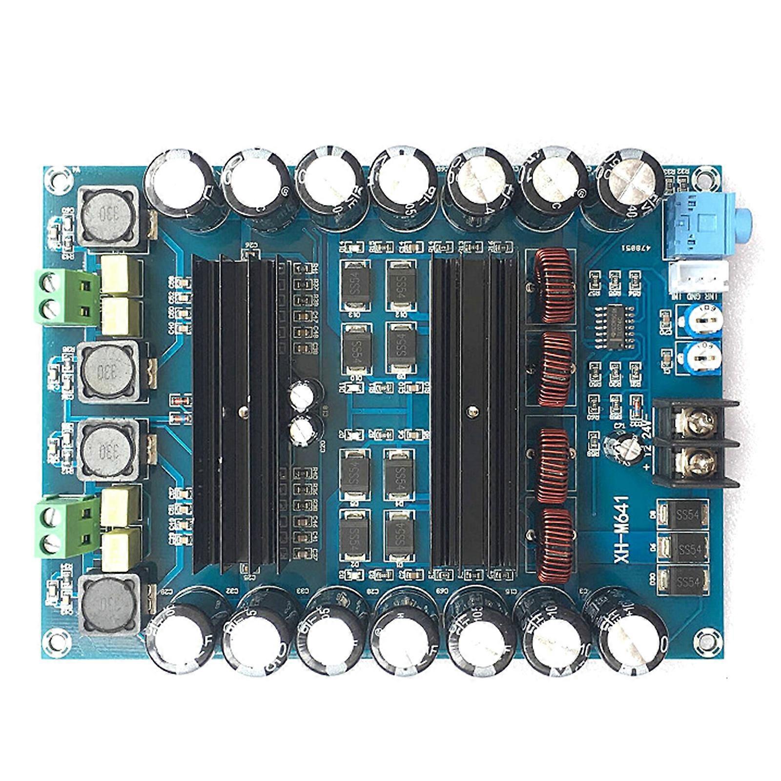 XH-M641 High Power 2 Channel Car Amplifier Small Size Durable TPA3116D2 AMP