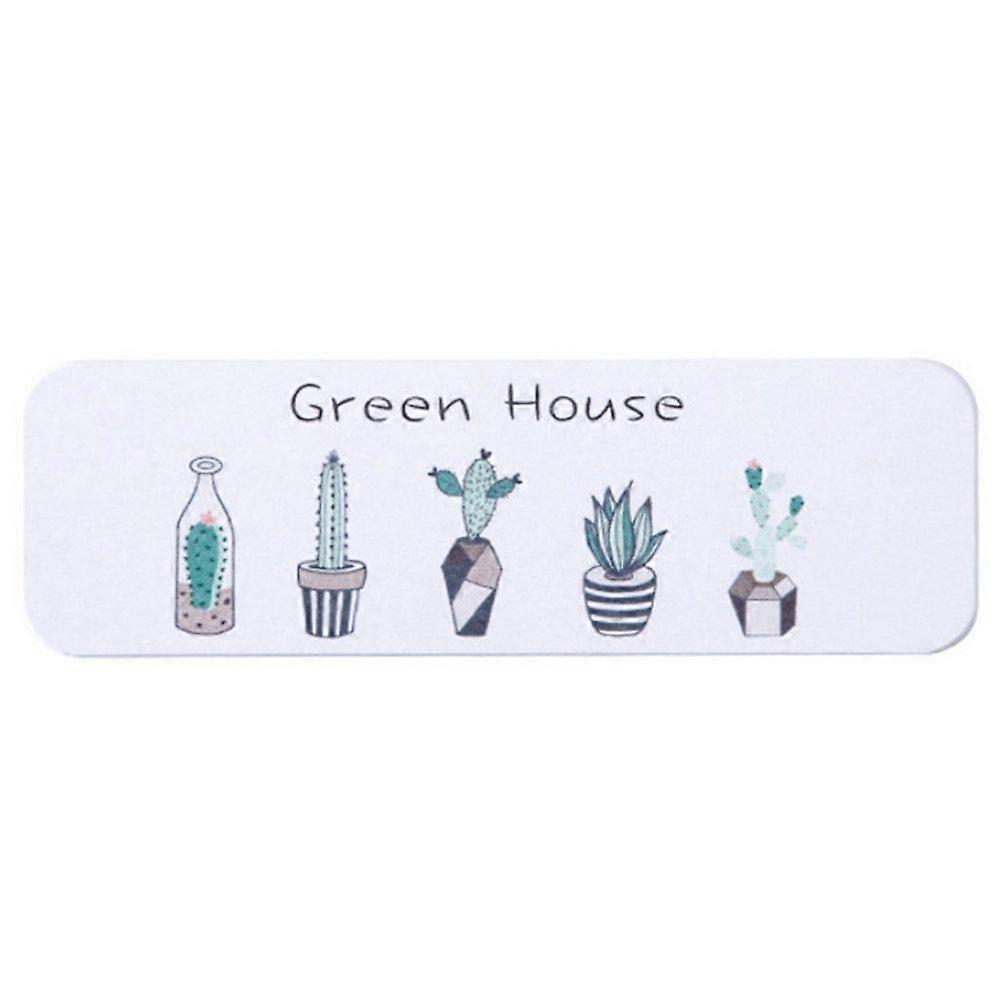 Absorbent Pad Diatom Mud Mat Quick drying Mat Cup Toothbrush Soap Tray Pad (Cactus)