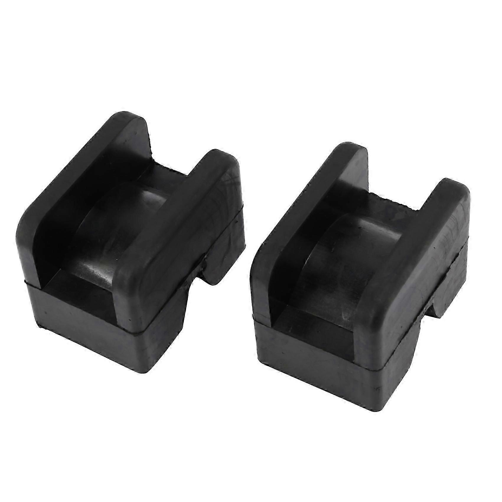 2PCS Rubber Jack Pad Jack Stand Adapter Universal Rubber Slotted Frame Rail Pinch Weld Protector Ca