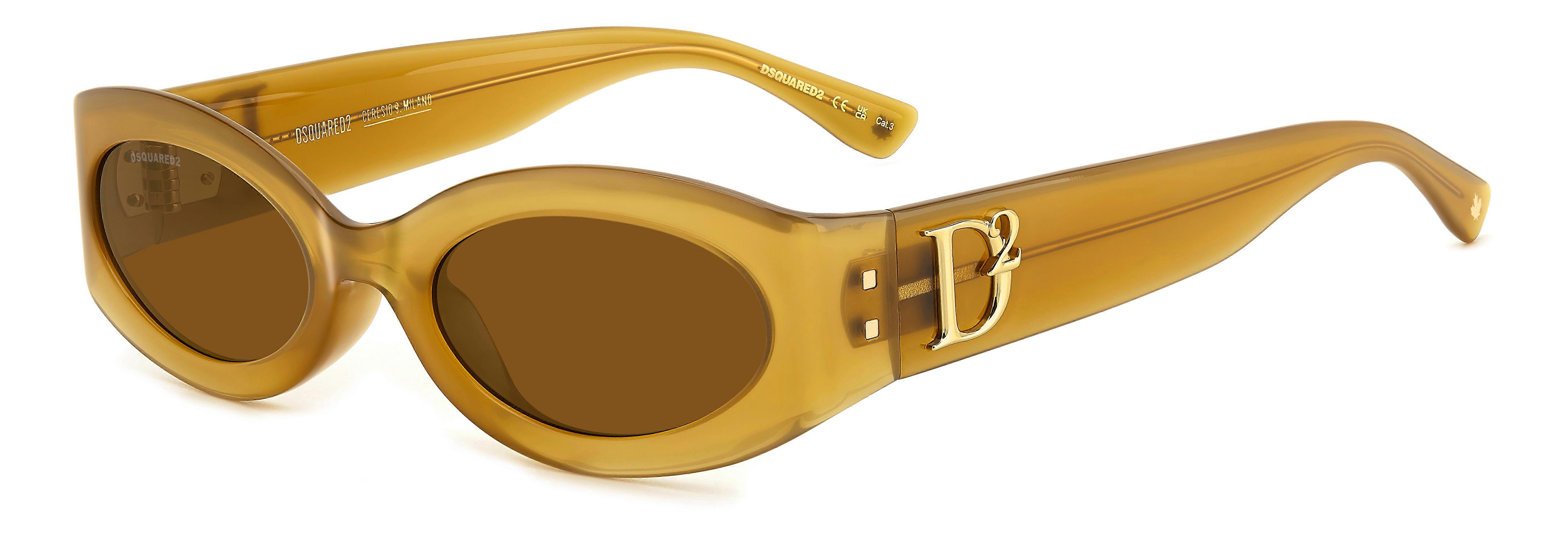 Sunglasses DSQUARED2 D2 0150/G/S FMP OCHRE 54/21/140 WOMAN