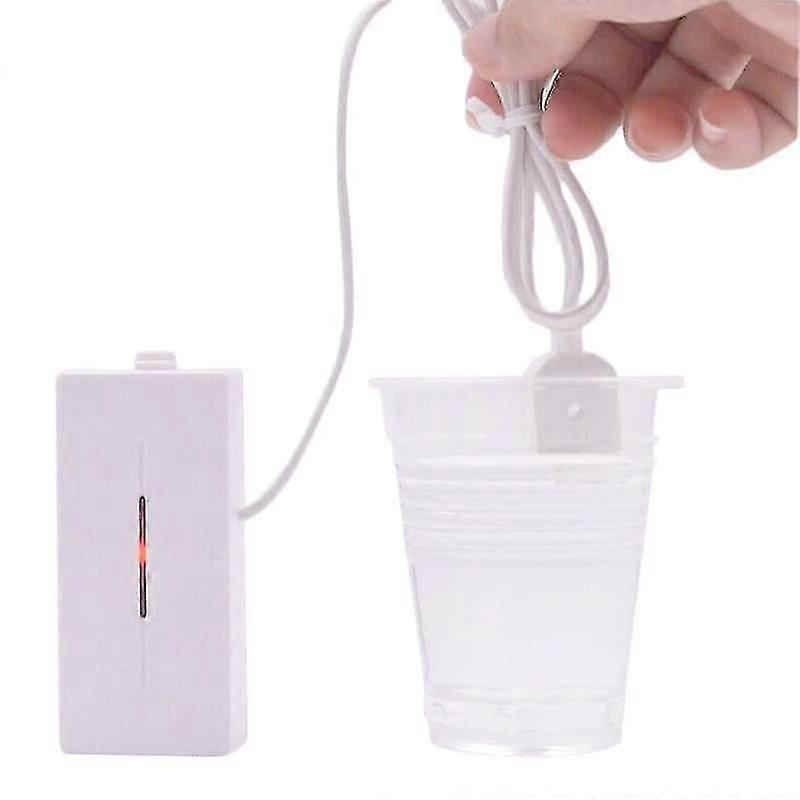 433wireless Water Leakage Sensor Water Leaks Intrusion Detector Alert Water Level Overflo,1pac,white