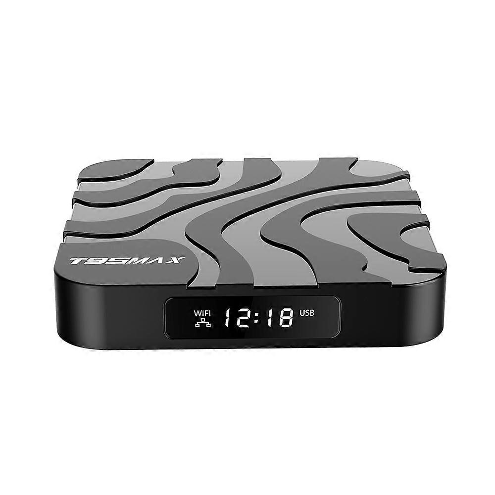 Android 12.0 TV Box T95MAX-H618 Quadcore-A53 Smart TV Box 2.4G / 5G Dual WIFI 8K Streaming Media Player يدعم BT4.0 USB 2.0