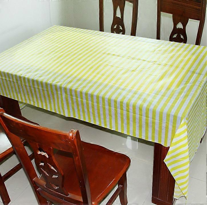Tablecloth Round Tablecloth Solid Tablecover Events Catering Wedding Xmas Decor Yellow
