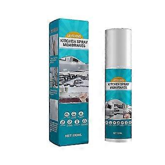Jaysuing Spray Küchengeschirr Wandbodenfleck Schwerölfleck Leicht zu reinigende Schutzfolie Ölbeständiger Membranofen - 100ml |