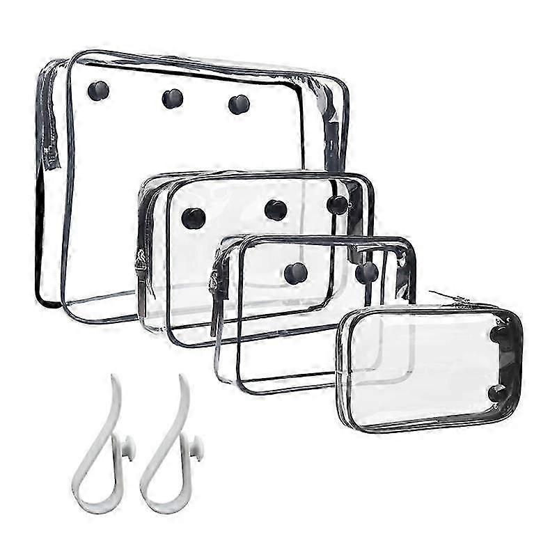 Bolsas de inserción adecuadas para Bogg Beach Tote Bag Accesorios - 4 bolsas de inserción con cremallera y 2 ganchos adecuados para viajar, hacer