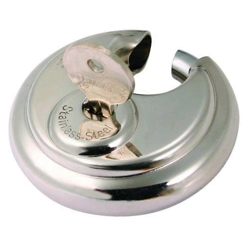 Stainless Steel Padlock 70mm Heavy Duty Lock for Outdoor Use with High Security Close Shackle Design