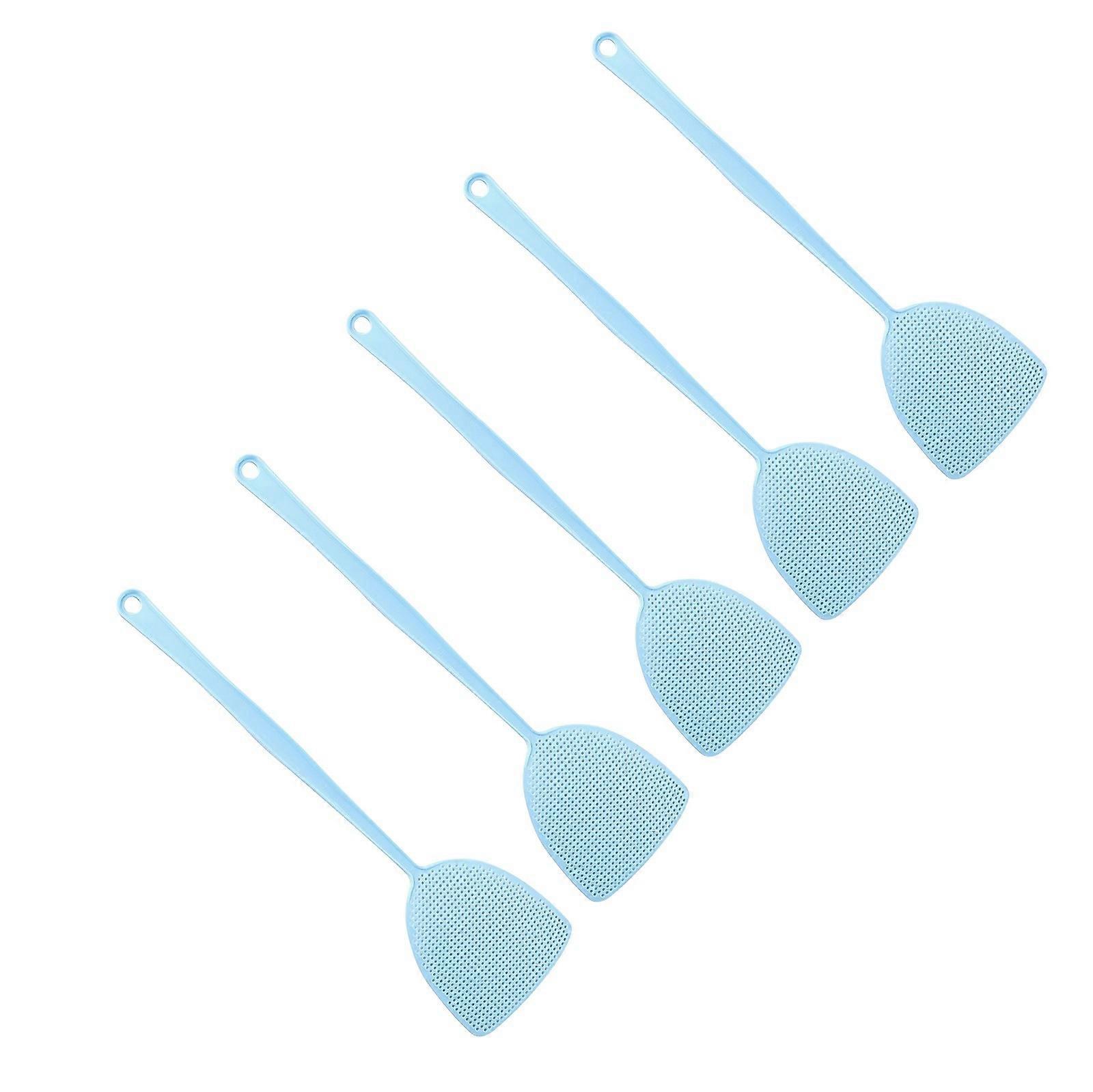 Plastic Fly Swatter With Extended Handle Net Household Fly Swatter