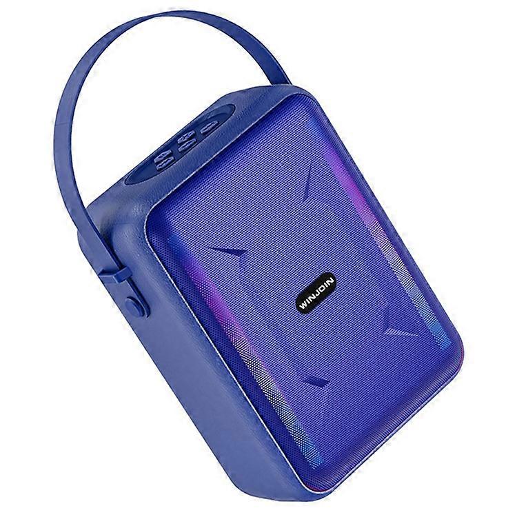 WINJOIN WJ-B88 Portable Rechargeable Bluetooth Speaker FM Radio RGB Light Wireless Music Subwoofer