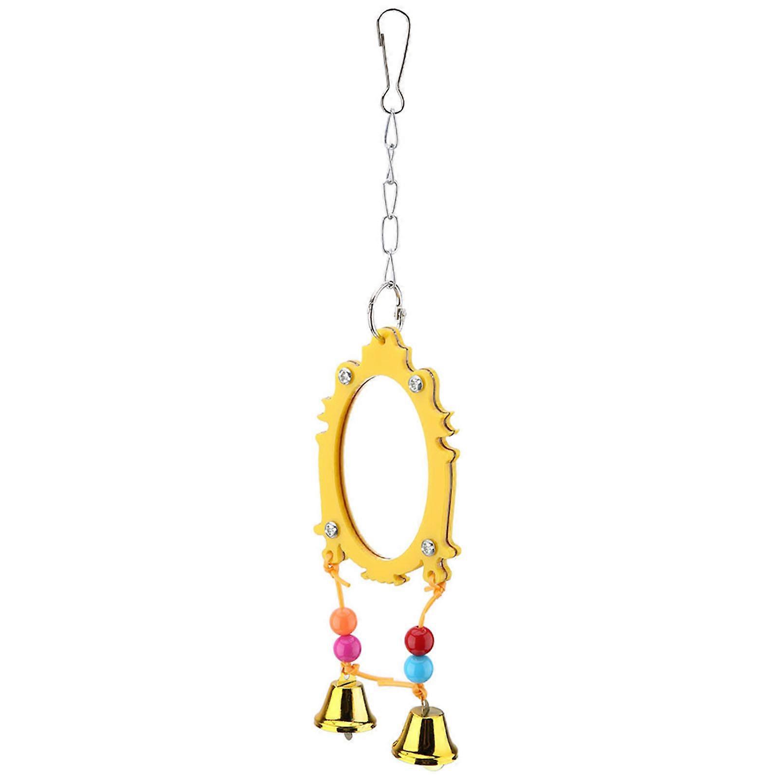 Parrot Toy, Bird Mirror, Hanging Toy