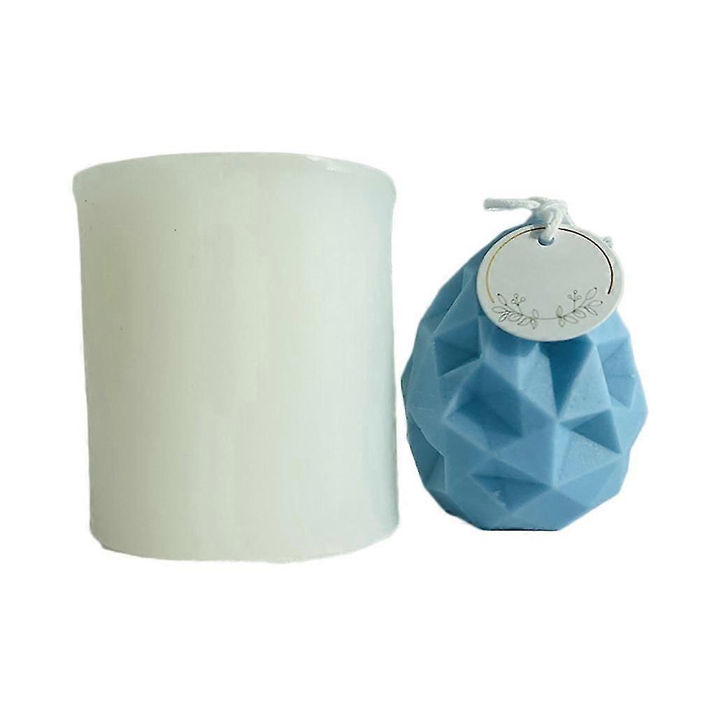 Silicone Candle Mould 3D Easter Egg Handmade Soap Mold DIY Aromatherapy Candle
