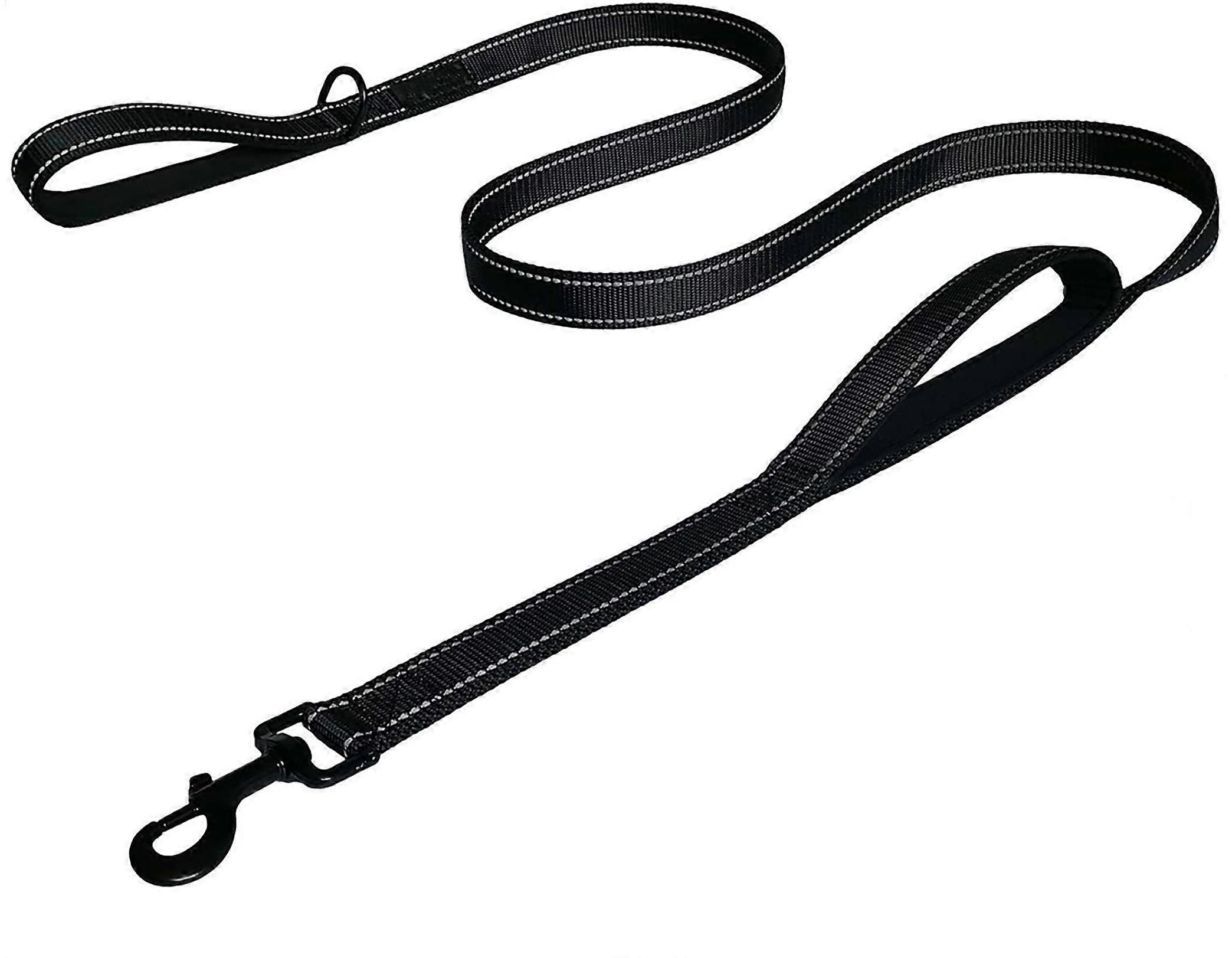 Heavy-Duty Dog Leash For Unmatched Control, Featuring Dual Handles And Tightly Webbed Nylon, Ideal For Large Dogs In Need Of Direction