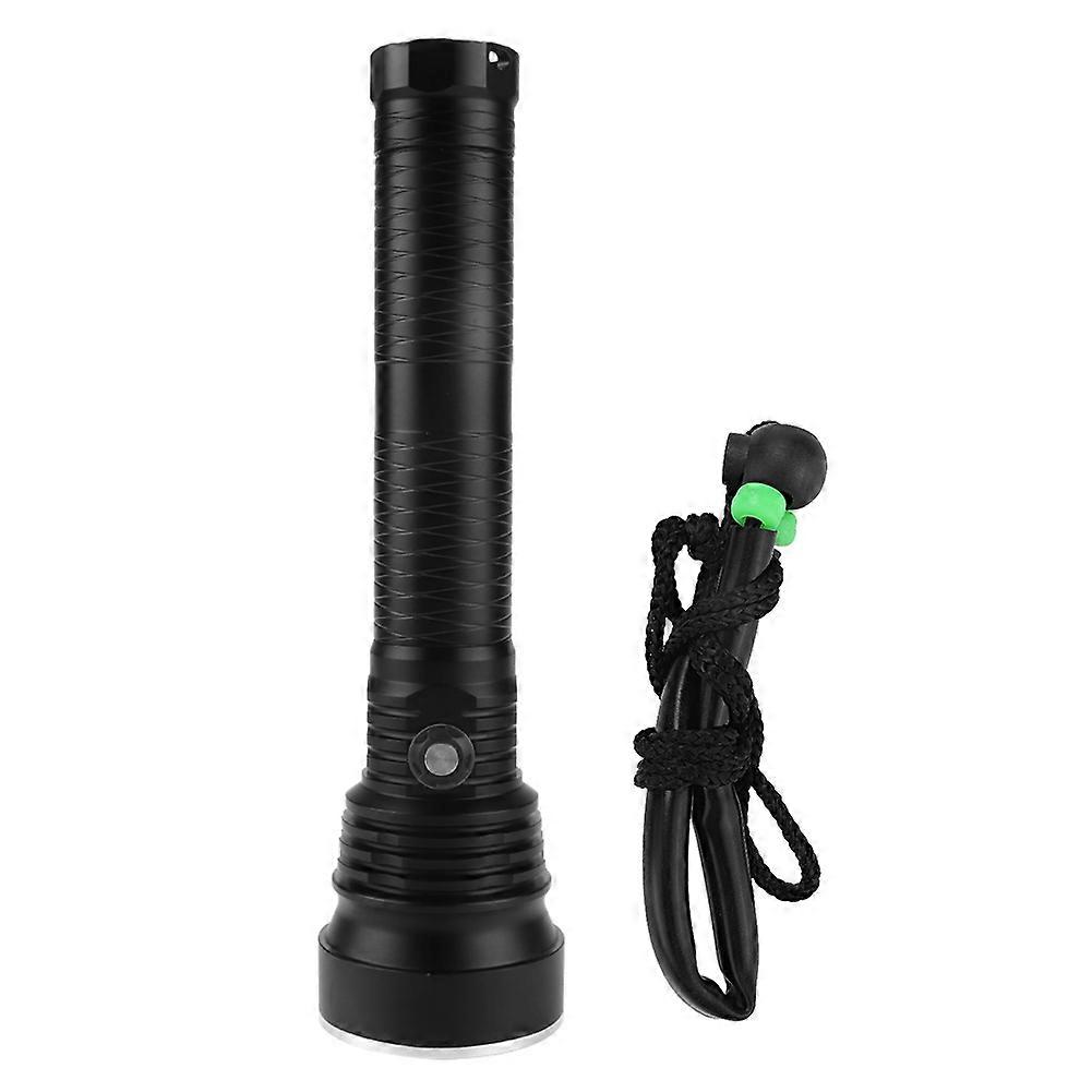 Outdoor LED Diving Flashlight 80m Depth Rating Underwater Torch High Brightness Waterproof