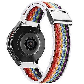 Bracelet sport tressé en nylon compatible avec Samsung Watch3 45mm, Watch S3, 22mm, pour hommes et femmes