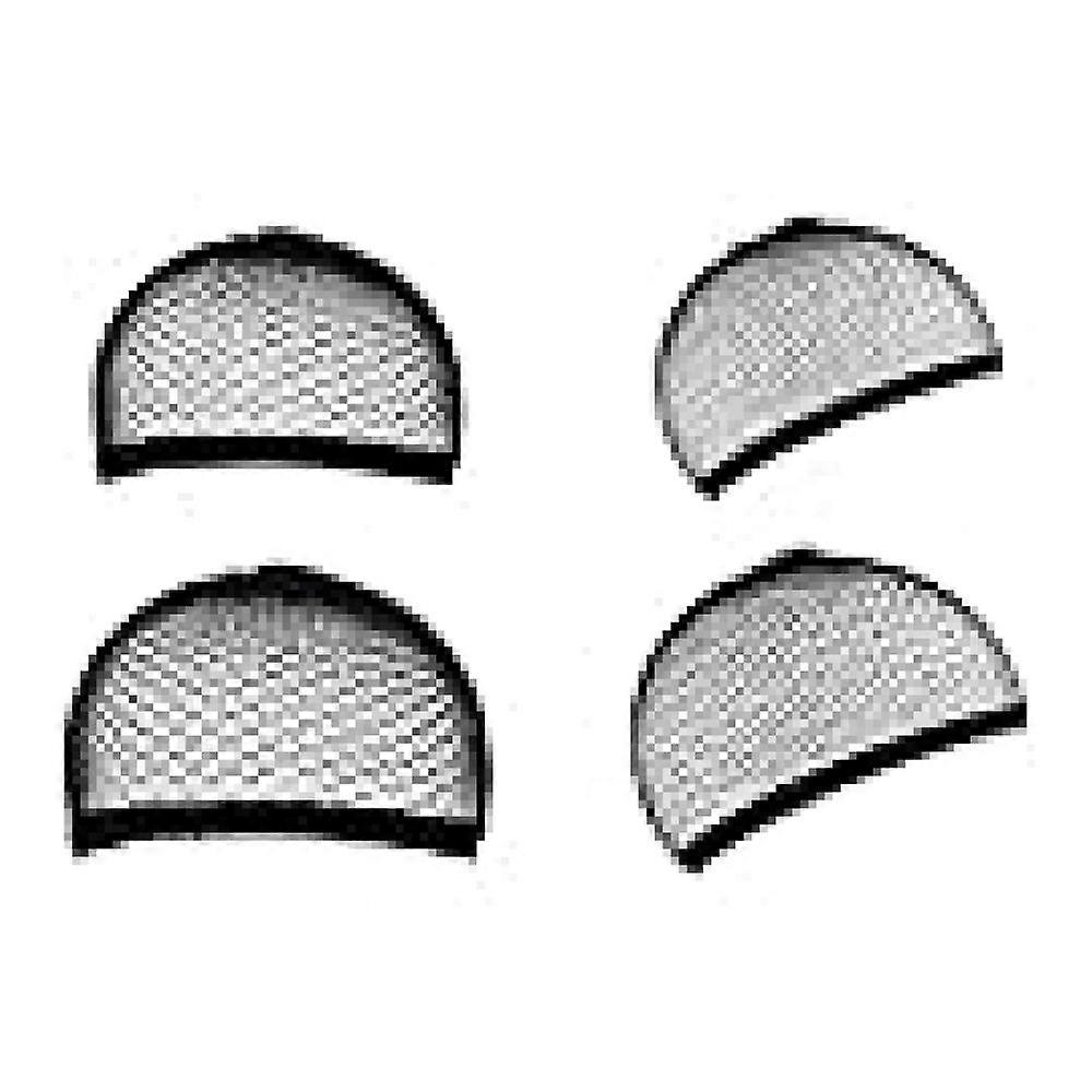 Uraqt Wig Cap, Wig Caps, Nylon Hair Net, Stretchy, Wig Cap, Black Mesh and Neutral Nude Beige, Elastic Net Wig Net (4 Pieces)