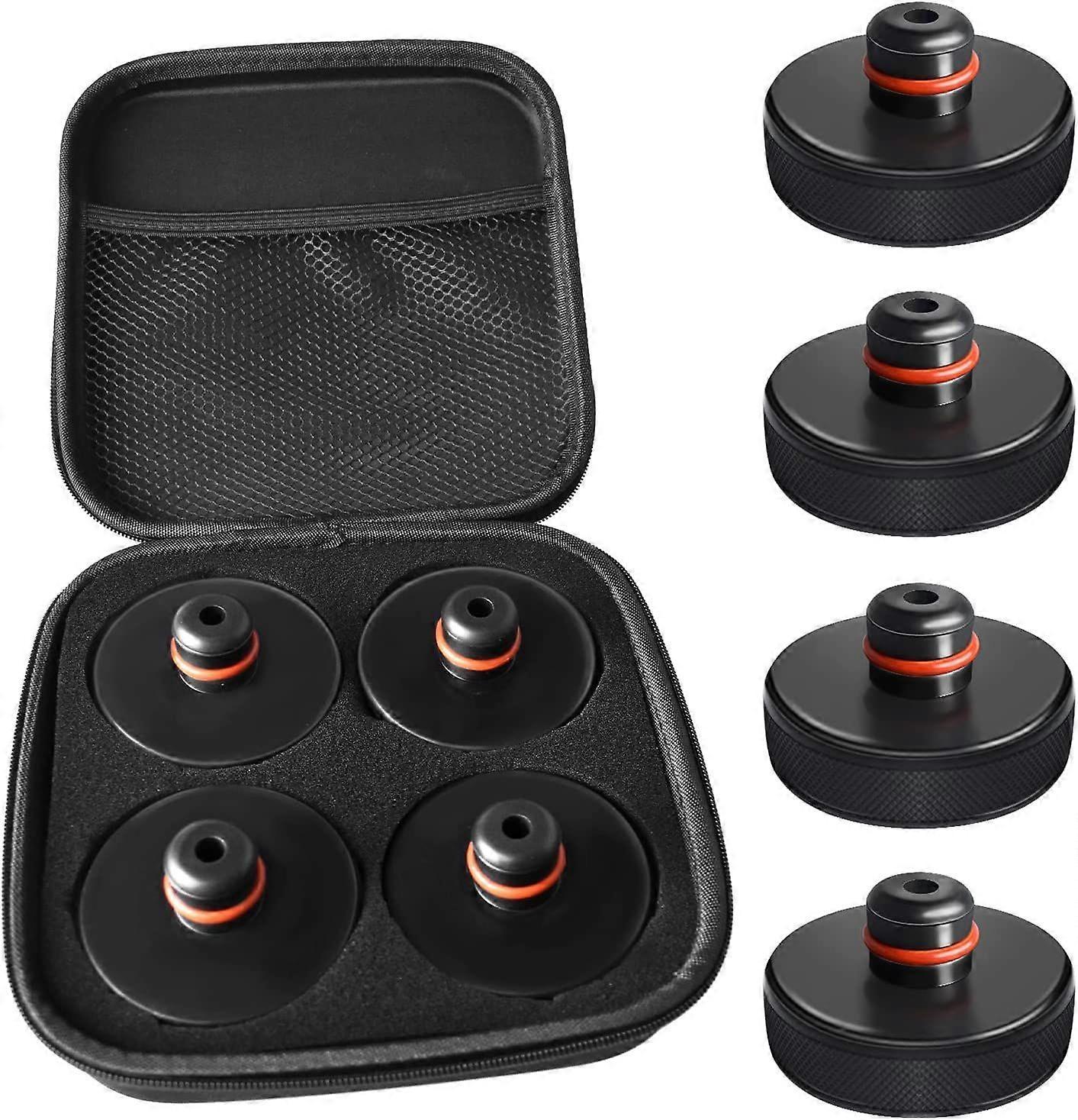 Lifting Jack Pad for Tesla Model 3/S/X/Y, 4 Pucks with a Storage Case, Accessories for Tesla Vehicles