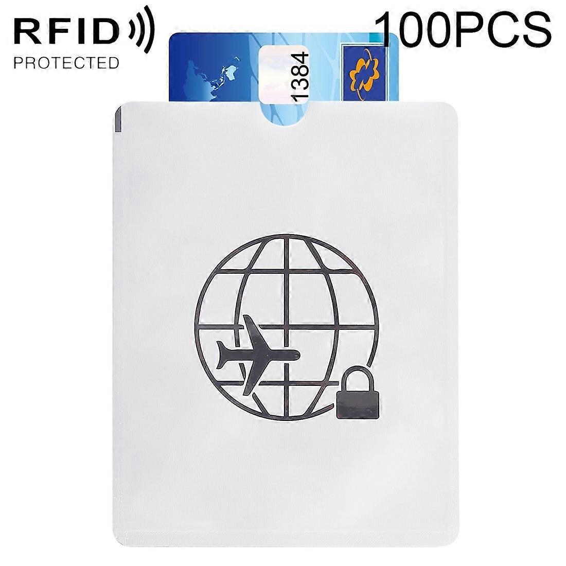 100pcs Aluminum Foil Anti Theft RFID Protector