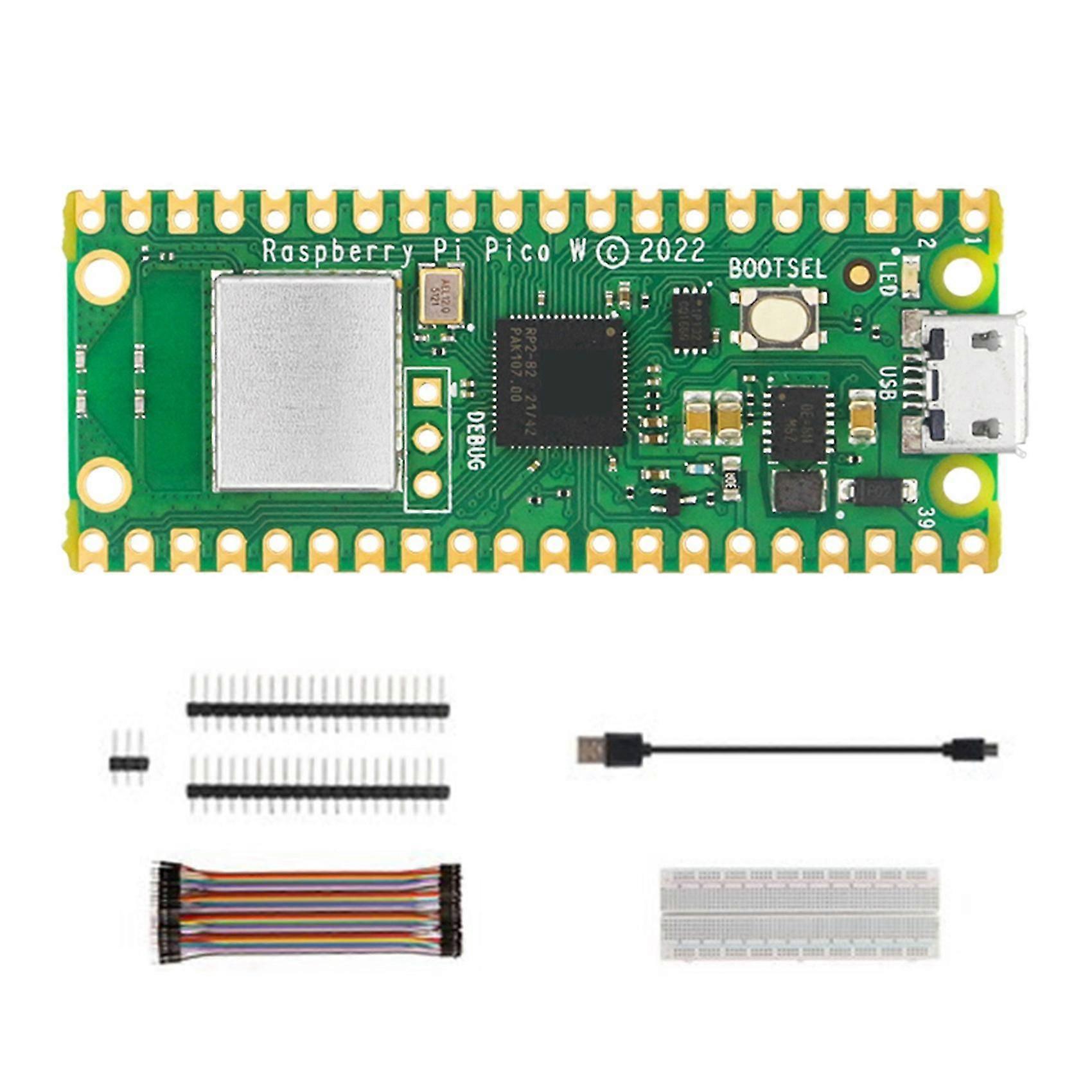 For Pico W Development Board Extended Base Kit Wireless WiFi RP2040 Microcontroller Development Boa