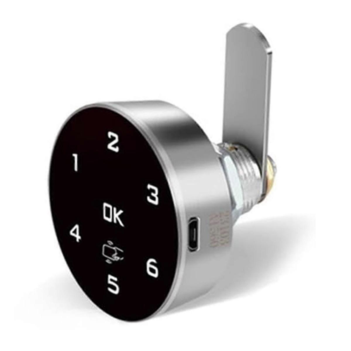 Electronic Locker Cabinet Combination Lock,Smart Electronic Cabinet Lock, Keyless Door Lock,with Two