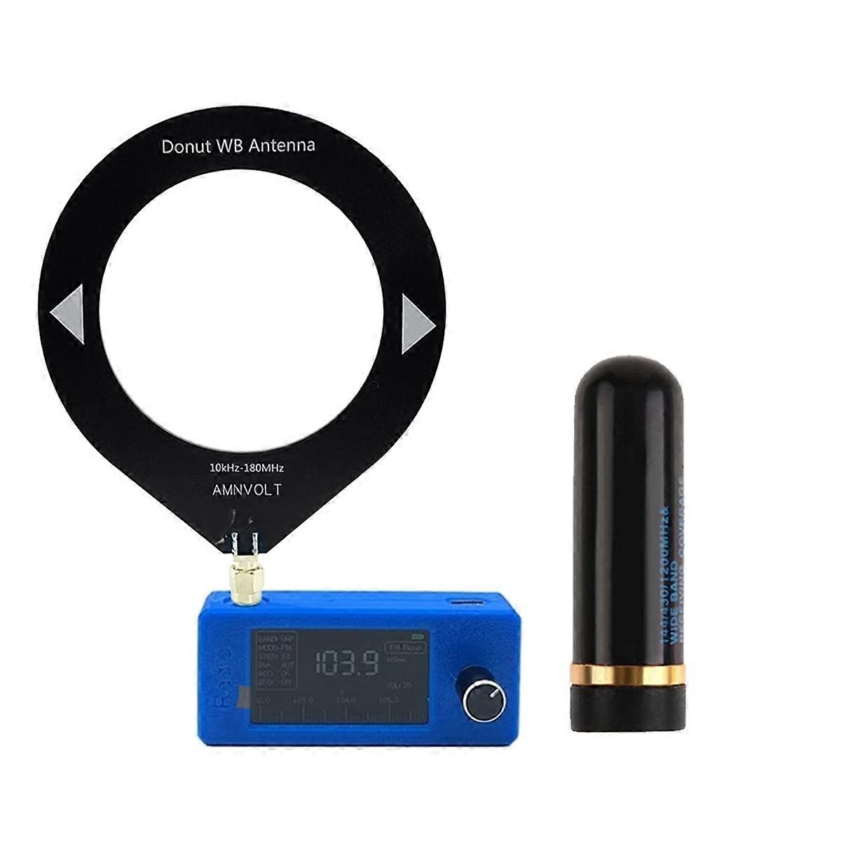SI4732 Mini Radio Receiver 10KHz-180MHz Portable Shortwave Radio Receiver+Rough Antenna SW LW AM FM