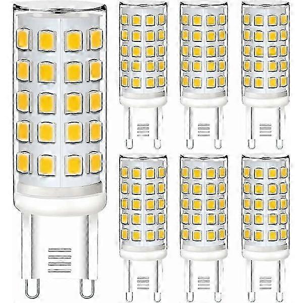 Dimmable 5W LED Light Bulbs G9 230V 6-Pack Halogen Equivalent