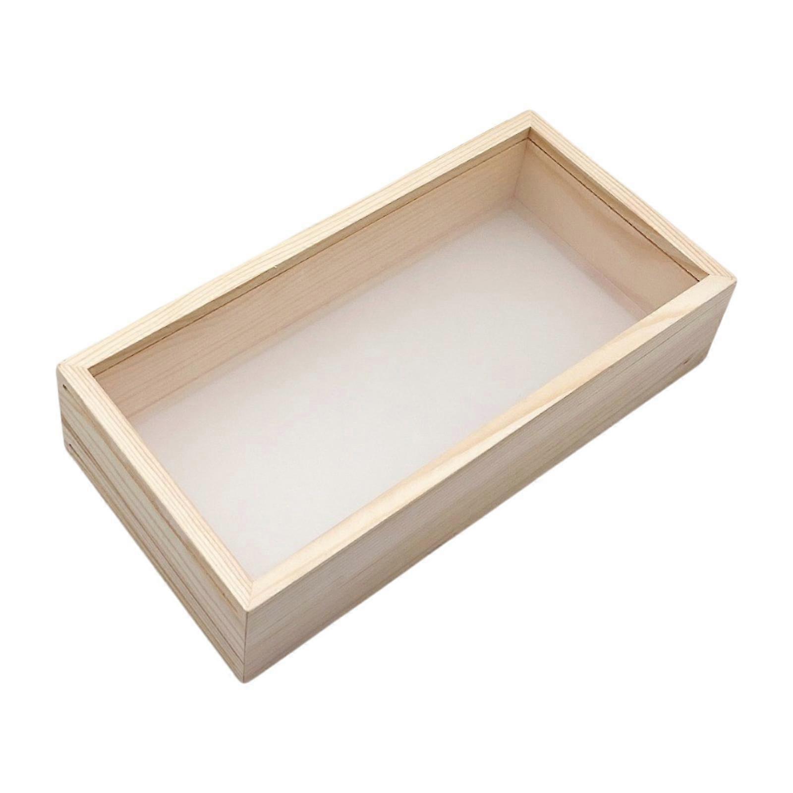 Wooden Shadow Box Frame Picture Frame Deep Memory Box Display Case for