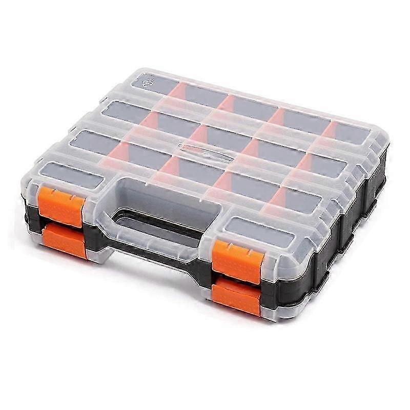 Double Sided Tool Organizer Hardware Tool Accessory Box Parts Box Tool Box