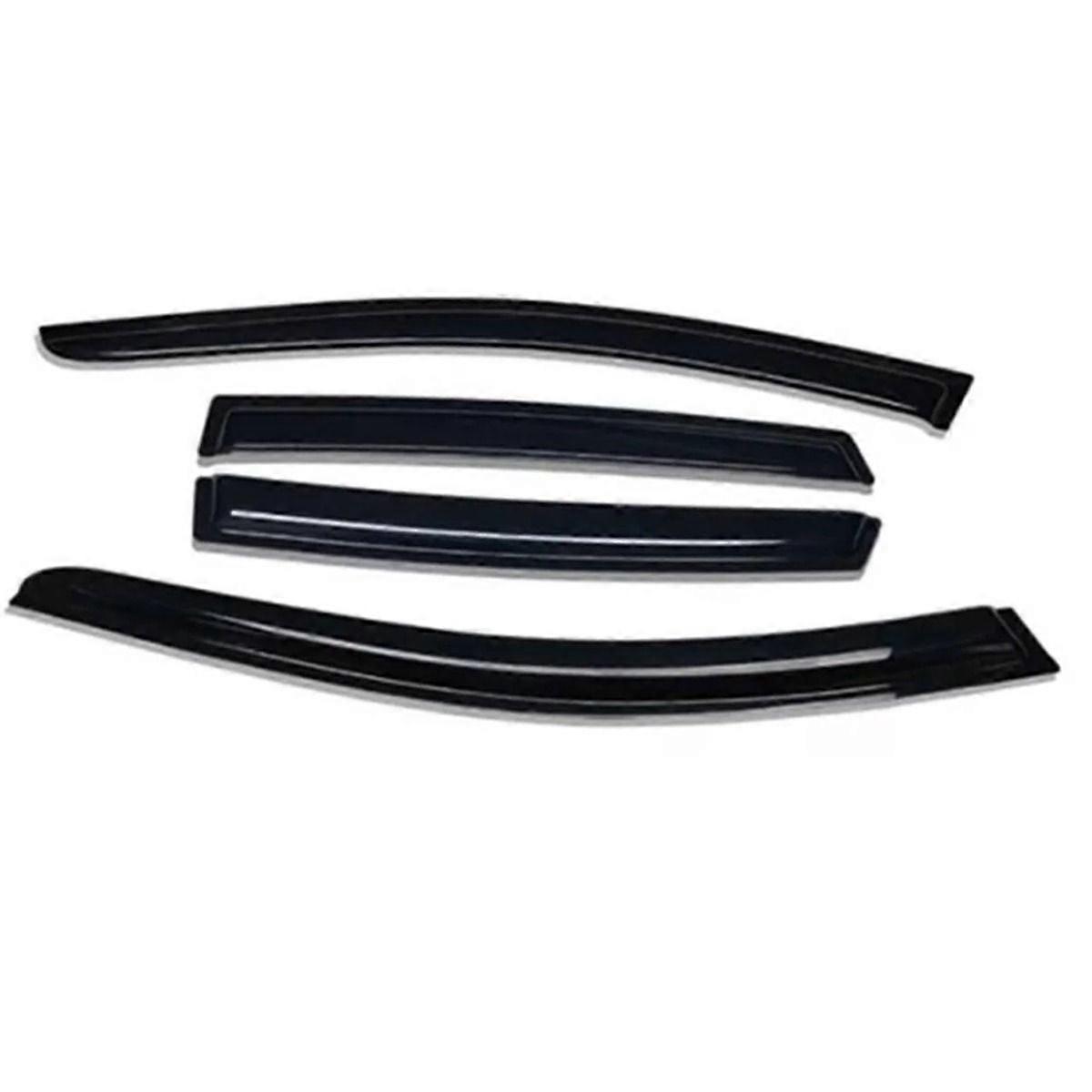 2025 New 94930 Car Window Visor Vent Sun Shade Rain Guard Deflector, Wind Deflector, Tape-On Self-Adhesive Outside Mount Side Window Wind Guard, Rain