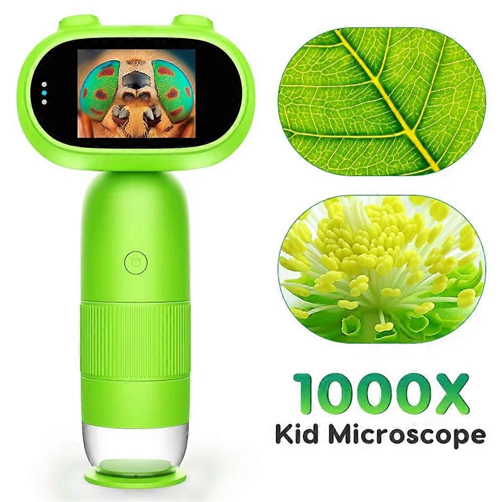 Microscope Numérique Portable 4,5" IPS – Grossissement 5-1000x, écran 1080P, 8 LEDs, Carte SD 32 Go