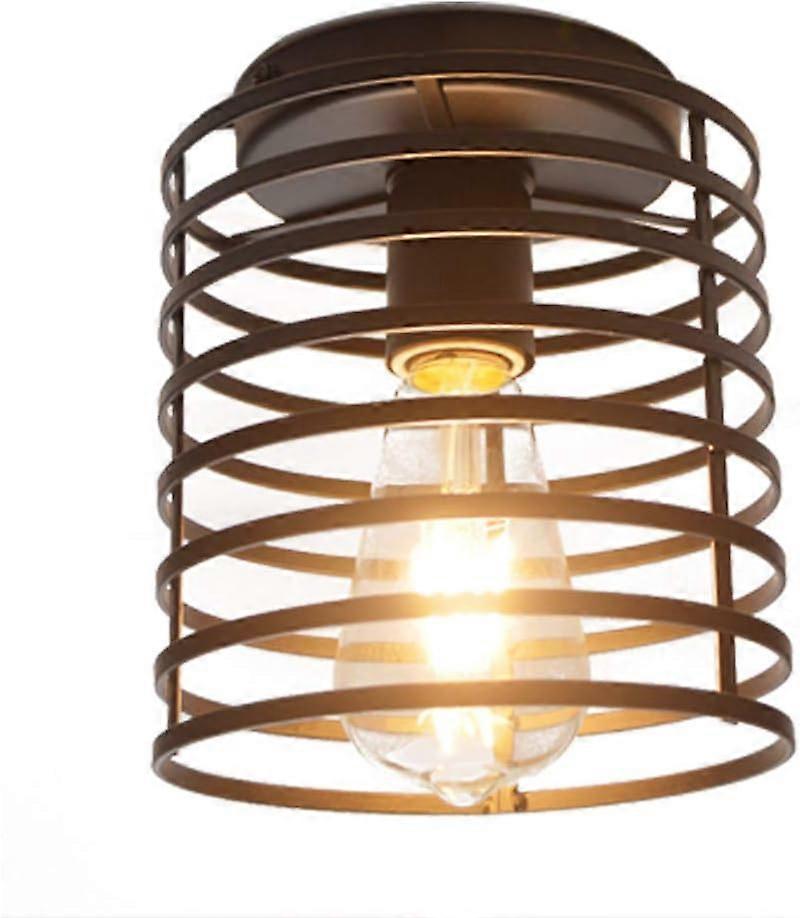 Ceiling Light, Farmhouse, Mini Cage, Adjustable Hanging Height