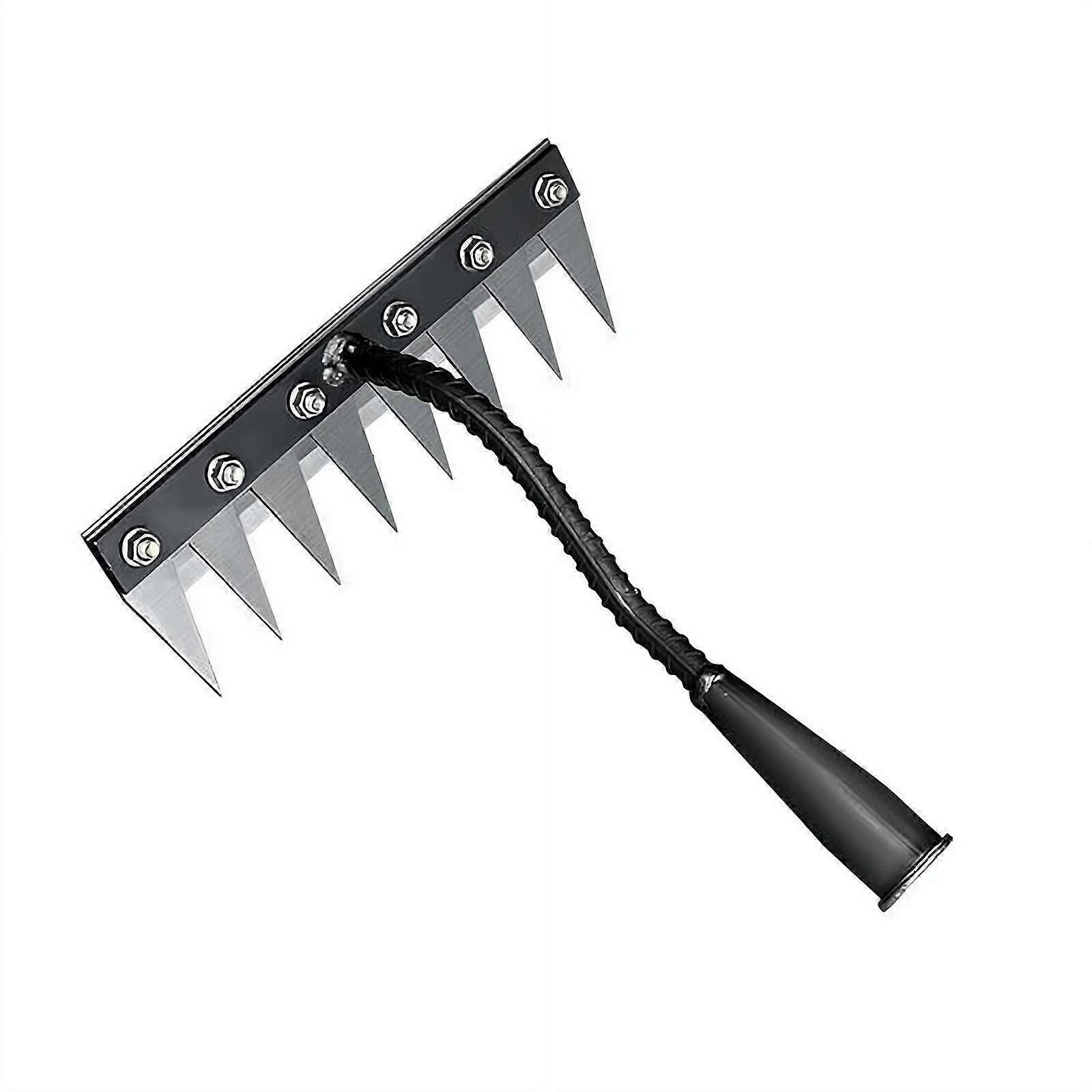 Gardening Hand Weeder Tool, Detachable Garden Weeding Rake Weed Puller Tool, Manganese Steel Manual Weeder Claw Remover