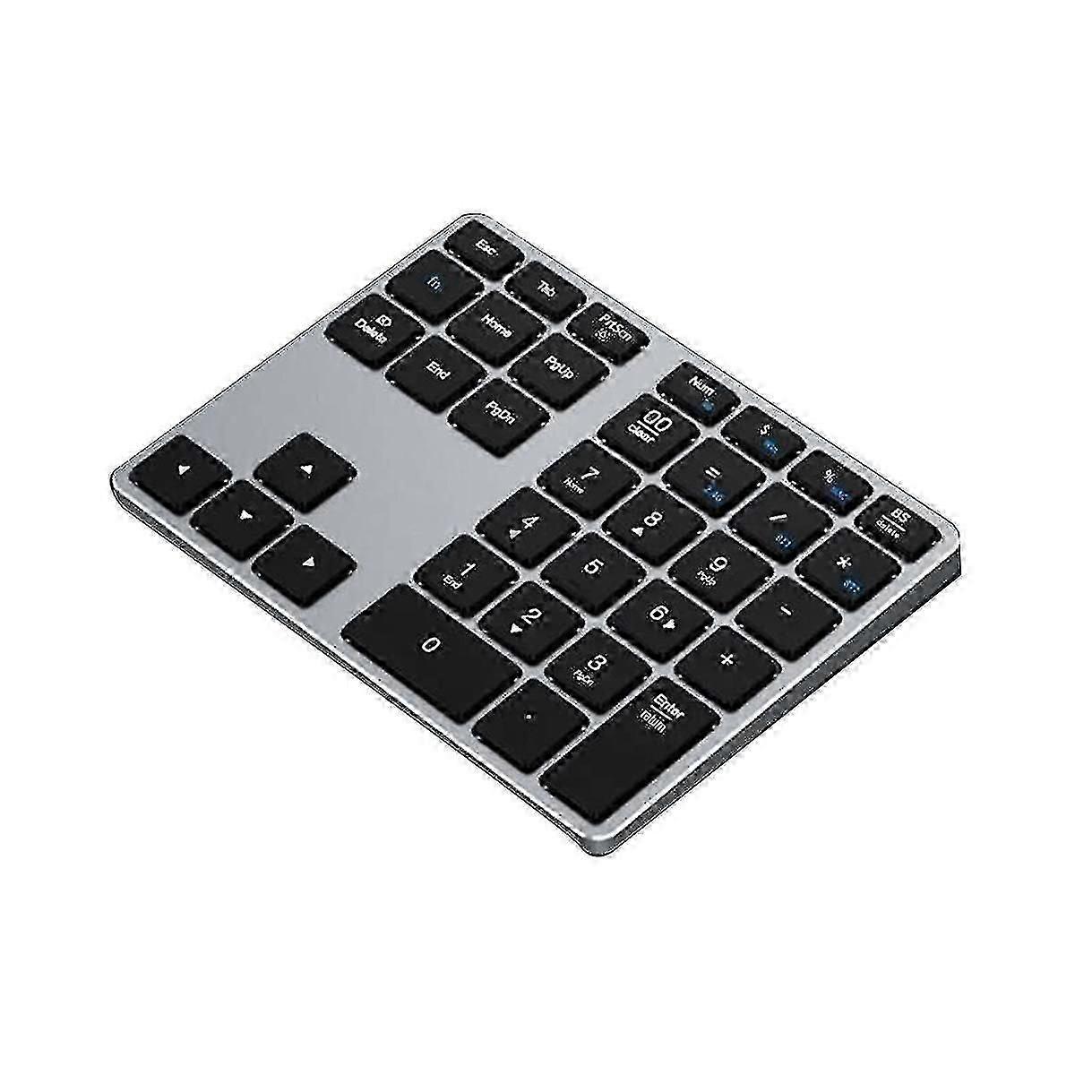 Bluetooth Number Pad, 35 Keys Wireless Numeric Keypad, Portable Slim Bluetooth Numpad For Laptop, ,pc, Desktop