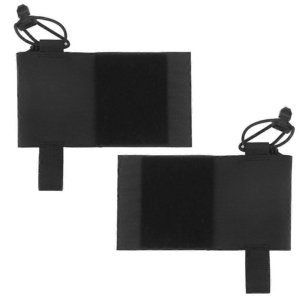 Elastic Mag Holder Radio Pouch With Hook And Loop Cummerbund For PC-V5 Tactical Chest Rig Vest Two Pcs Side Mag Holster