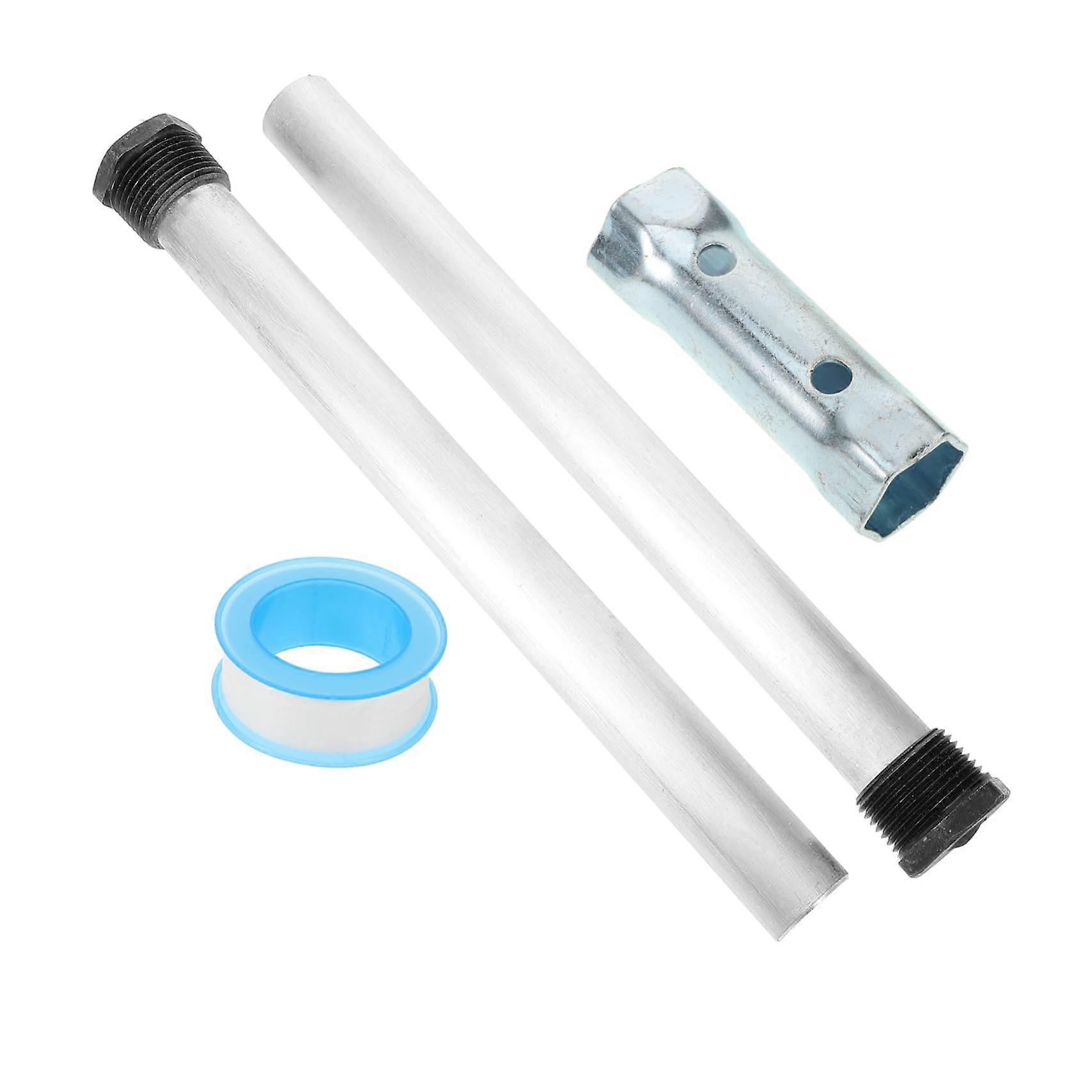 2pcs Water Heater Anode Rod Replacement Set for Camper and RV Compatibility, Durable Alloy Construction, Hot Water System Parts