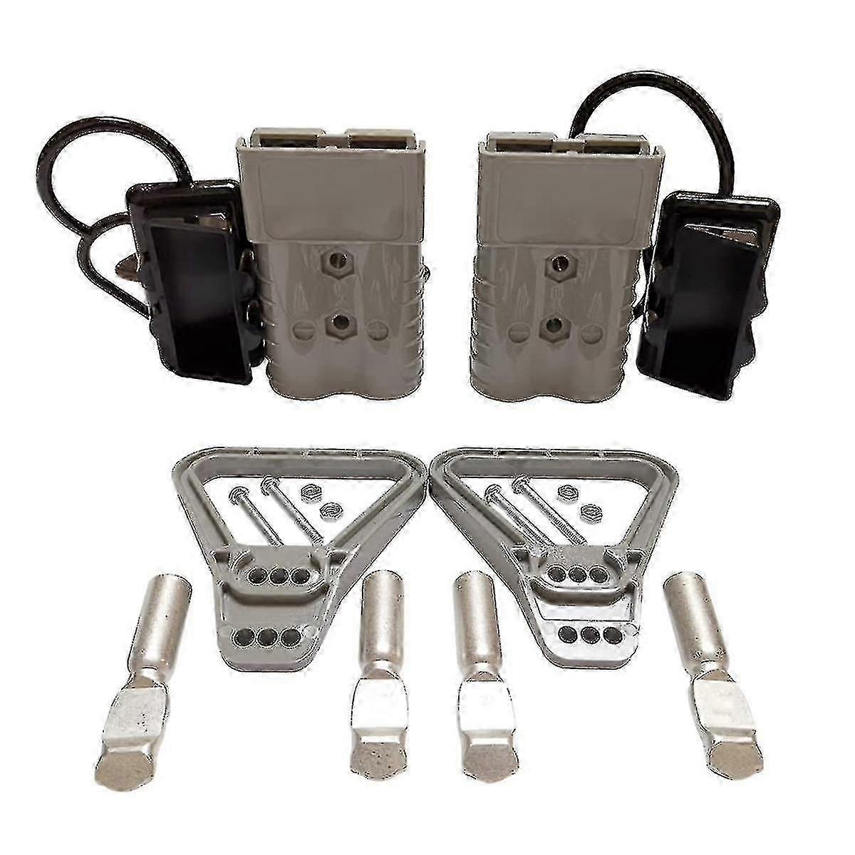 2pcs 350a 2awg Battery Connector Cable Quick Disconnect Kit For Anderson Connector For Atv Winch Gr O Edition a