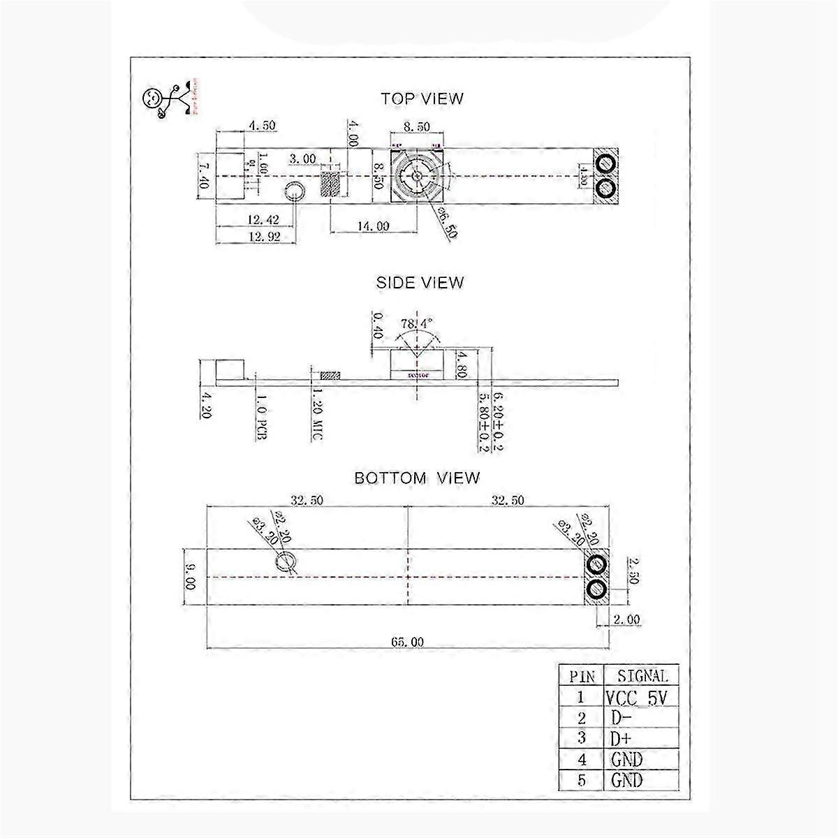 13MP 4K USB Camera Module OV13B10 120