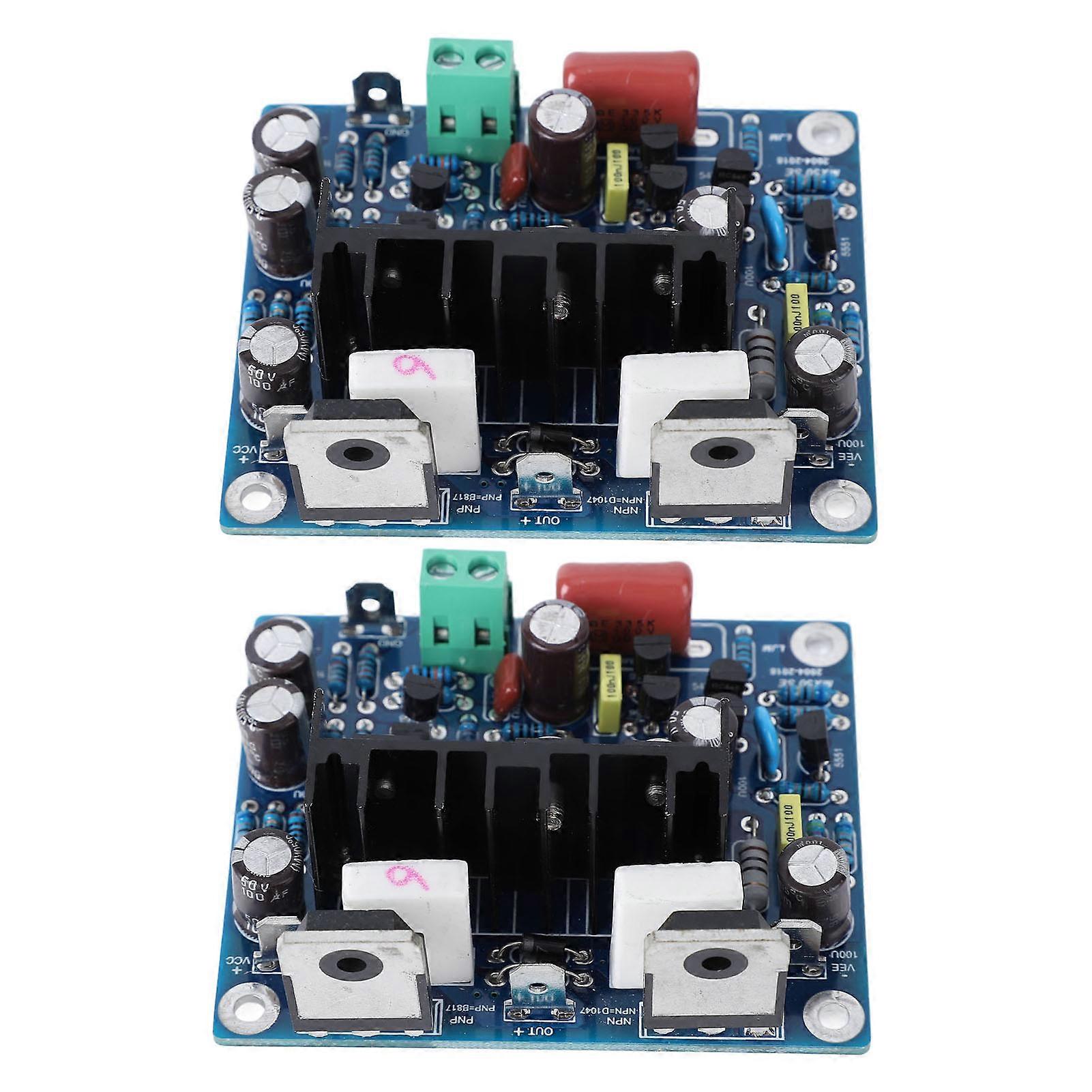 2Pcs MX50 SE Amplifier Board KTB817 Chip 15‑100W 8Ω High Dual Channel Power Amplifier Board Module